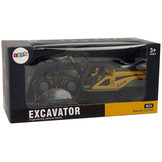 2.4G op afstand bestuurbare rupsgraafmachine geel