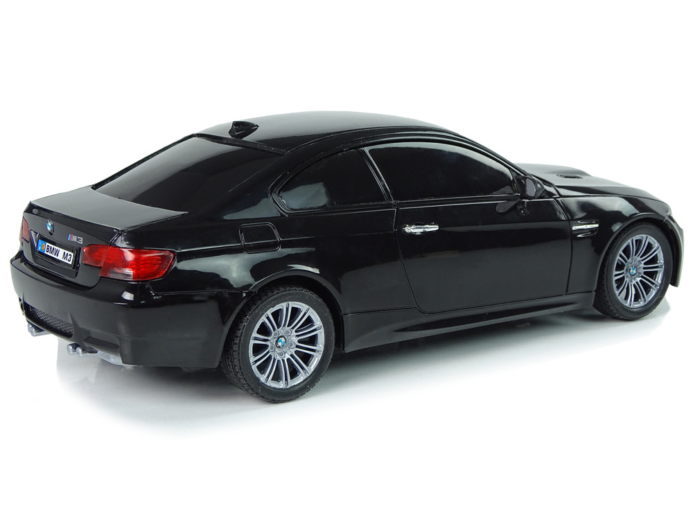 Afstandsbediening Auto BMW M3 Zwart 2.4G Afstandsbediening Stuurwiel 1:18 Geluid Licht
