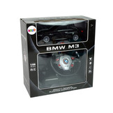 Afstandsbediening Auto BMW M3 Zwart 2.4G Afstandsbediening Stuurwiel 1:18 Geluid Licht