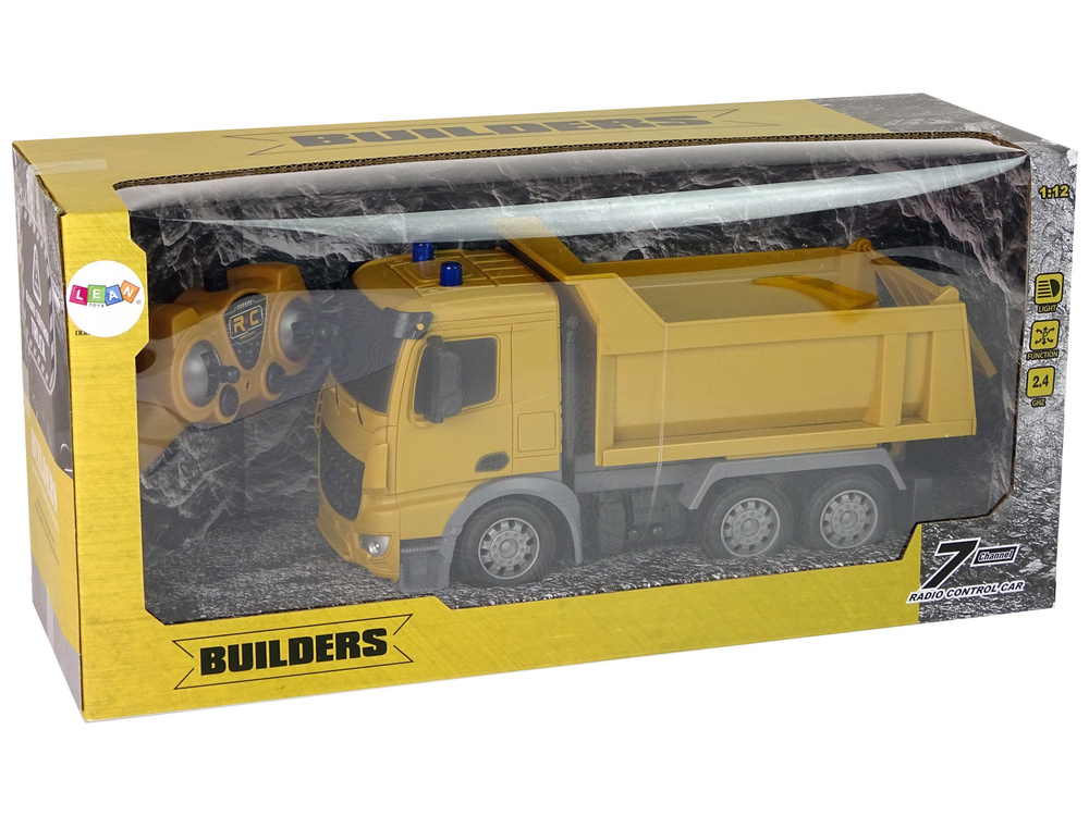 Kipper Constructie Voertuig Constructie 2.4GR/C Geel 1:12 Pilot