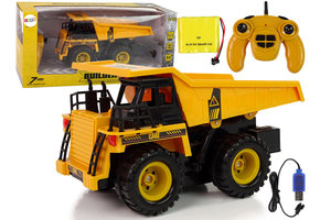 Kipper Constructie 2.4GR/C Geel 1:12 Geluid