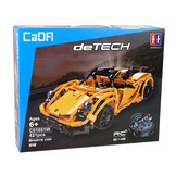 Bouwblokken Auto Sports Porsche Orange 421 Elements R / C CADA