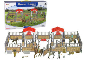 DIY Montageset Ranch Farm Paarden Ruiters Paardrijden