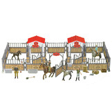 DIY Montageset Ranch Farm Paarden Ruiters Paardrijden