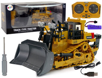 Bulldozer op afstand bestuurbare 2,4 G verplaatsbare bak met afstandsbediening