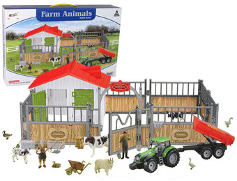 DIY Montageset Boerderij Hoge Hek Dieren Koe Eend