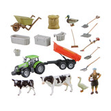 DIY Montageset Boerderij Hoge Hek Dieren Koe Eend