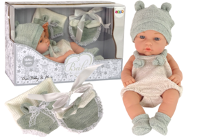 Sweet Baby Doll Trui Cap Groen 30 cm