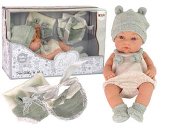 Sweet Baby Doll Trui Cap Groen 30 cm