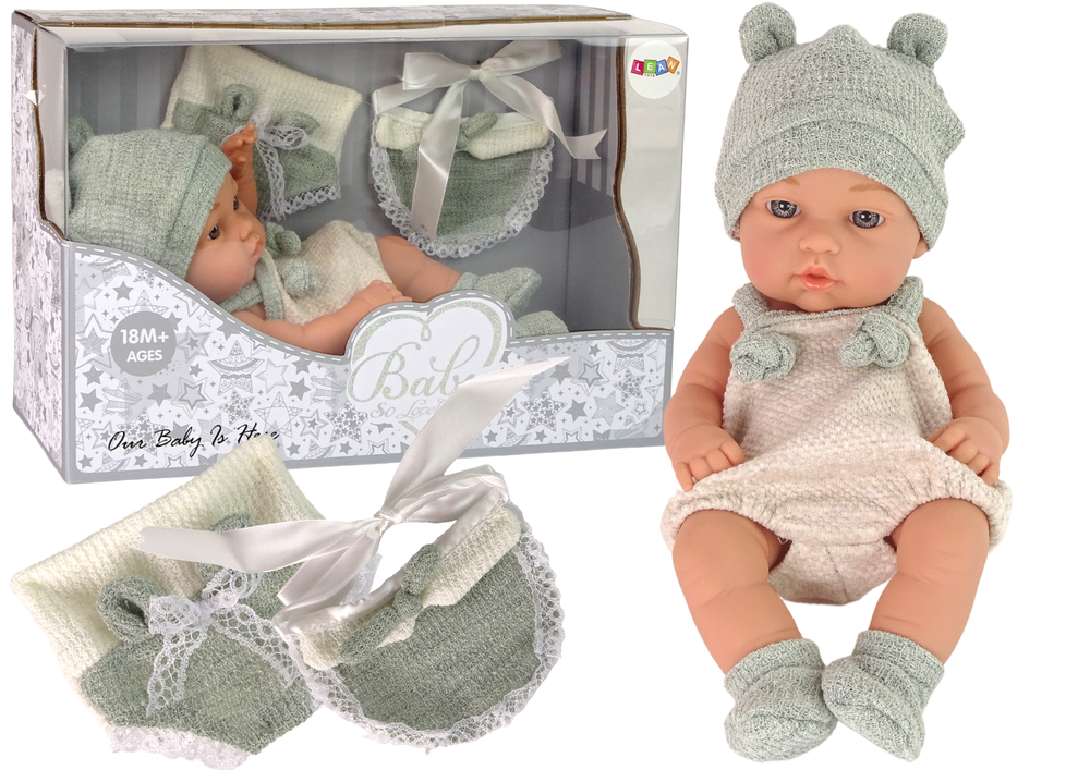 Sweet Baby Doll Trui Cap Groen 30 cm