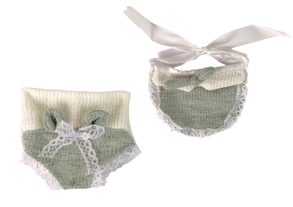 Sweet Baby Doll Trui Cap Groen 30 cm
