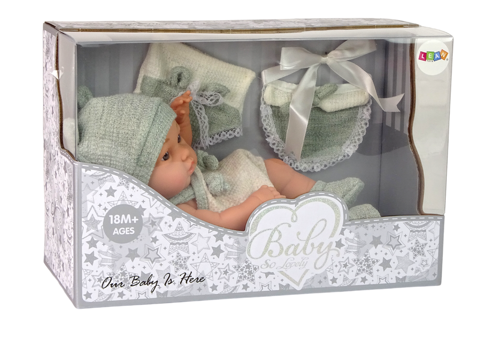 Sweet Baby Doll Trui Cap Groen 30 cm