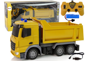 Kipper Bouwvoertuig 2.4GR/C Geel 1:12