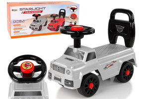 Car Ride-on QX-5500-2 Hoorn Rugleuning Zilver