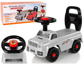 Car Ride-on QX-5500-2 Hoorn Rugleuning Zilver