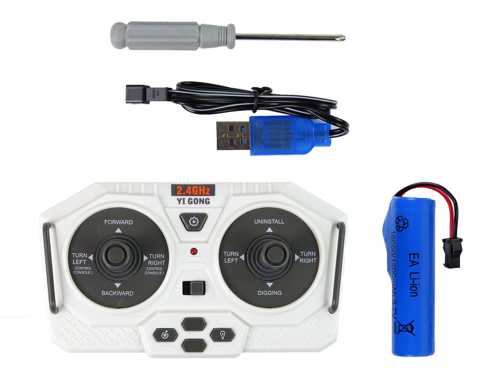 Op afstand bestuurbare graafmachine Crawler 2.4 G Pilot