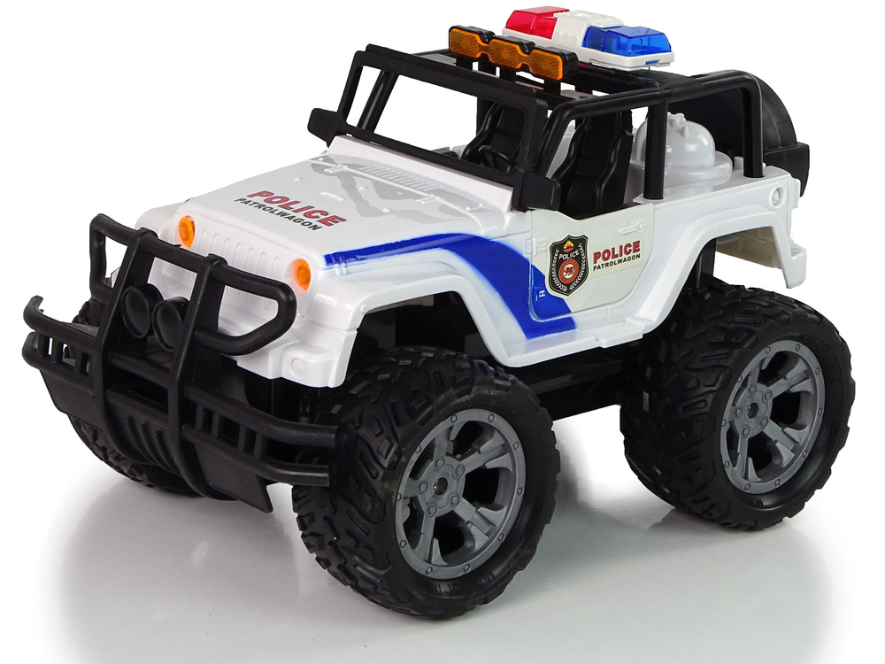 Auto R/C Politie Politie Jeep 1:14 Op afstand bestuurbare lichteffecten