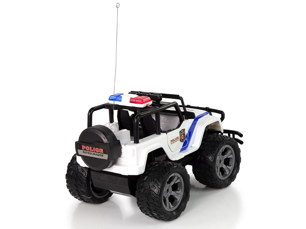 Auto R/C Politie Politie Jeep 1:14 Op afstand bestuurbare lichteffecten
