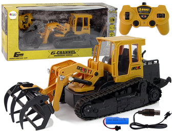 Constructie Bulldozer Grapple 2.4GR/C Spoorwielen 1:18