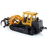 Constructie Bulldozer Grapple 2.4GR/C Spoorwielen 1:18