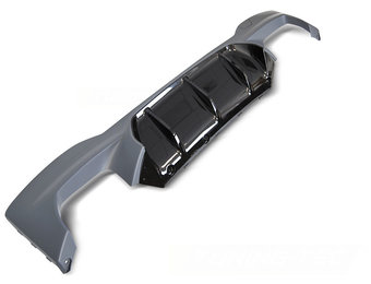 Diffusor achterbumper BMW G30 G31 LCI SPORT STIJL dubbele uitlaat