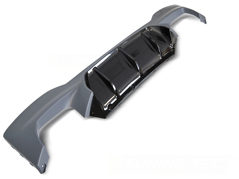 Diffusor achterbumper geschikt voor BMW G30 G31 LCI SPORT STIJL dubbele uitlaat