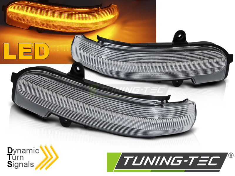 Knipperlichten spiegel MERCEDES W203 T203 CL203 00-07 WIT