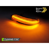 Knipperlichten spiegel geschikt voor MERCEDES W203 T203 CL203 00-07 WIT