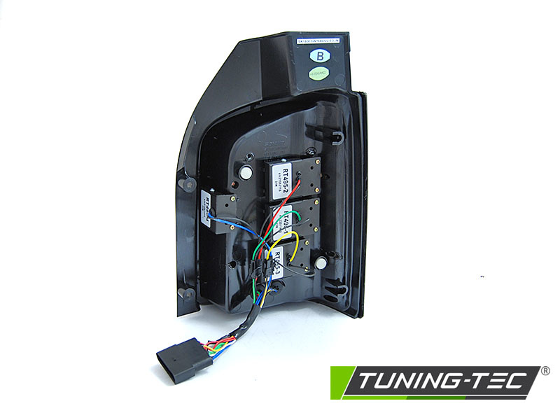 Achterlichten geschikt voor VW T6 15-19 LED OEM ZWART