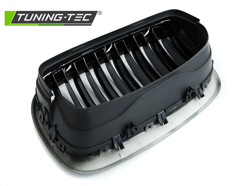 Grill nieren BMW X5 E70 / X6 E71 08-SPORT GLANZEND ZWART