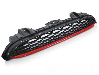 Grill MINI COOPER F55 F56 F57 14-21 SPORT ZWART ROOD