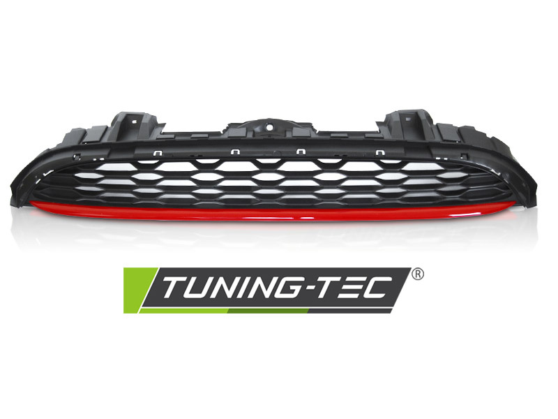 Grill MINI COOPER F55 F56 F57 14-21 SPORT ZWART ROOD