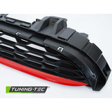 Grill MINI COOPER F55 F56 F57 14-21 SPORT ZWART ROOD