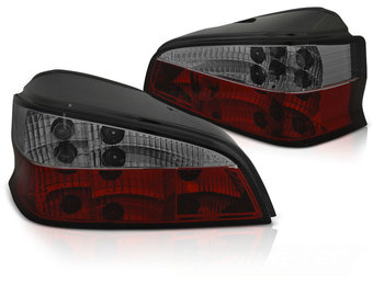 Achterlichten geschikt voor PEUGEOT 106 96-03 hatchback SMOKE ROOD