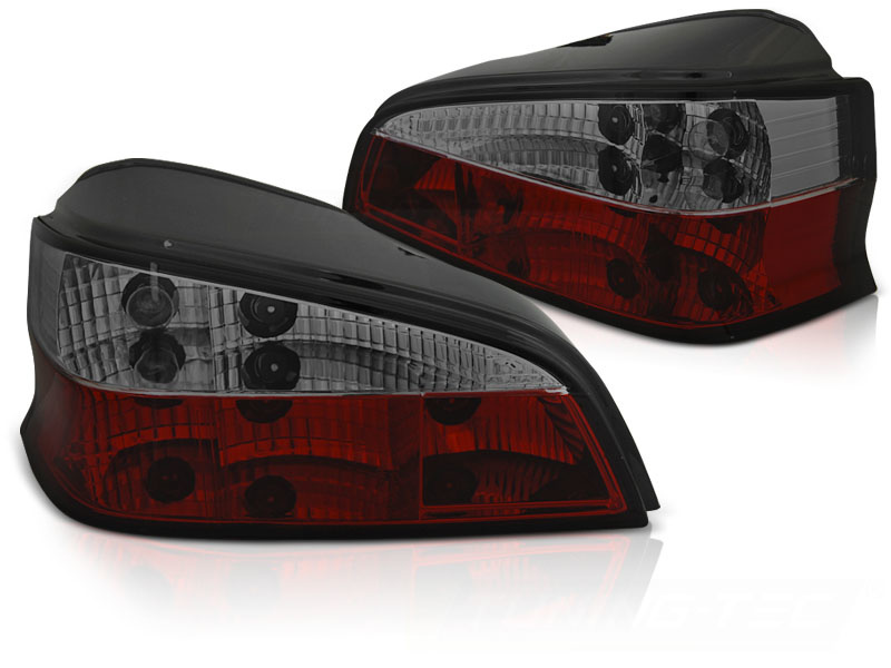 Achterlichten geschikt voor PEUGEOT 106 96-03 hatchback SMOKE ROOD