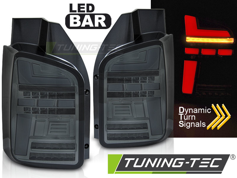 Achterlichten voor VW T5 04.03-09 LED SMOKE