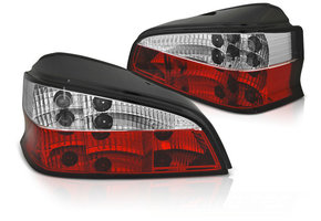 Achterlichten PEUGEOT 106 96-03 hatchback ROOD WIT