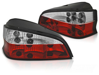 Achterlichten PEUGEOT 106 96-03 hatchback ROOD WIT