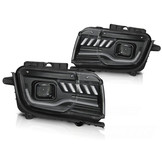 Koplampen CHEVROLET CAMARO 09-13 TUBE ZWART