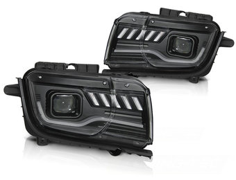 Koplampen CHEVROLET CAMARO 09-13 TUBE ZWART