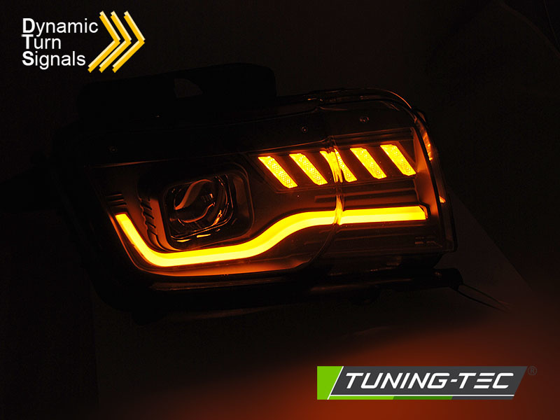 Koplampen CHEVROLET CAMARO 09-13 TUBE ZWART
