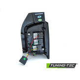 Achterlichten voor VW T5 10-15 LED SMOKE ZWART