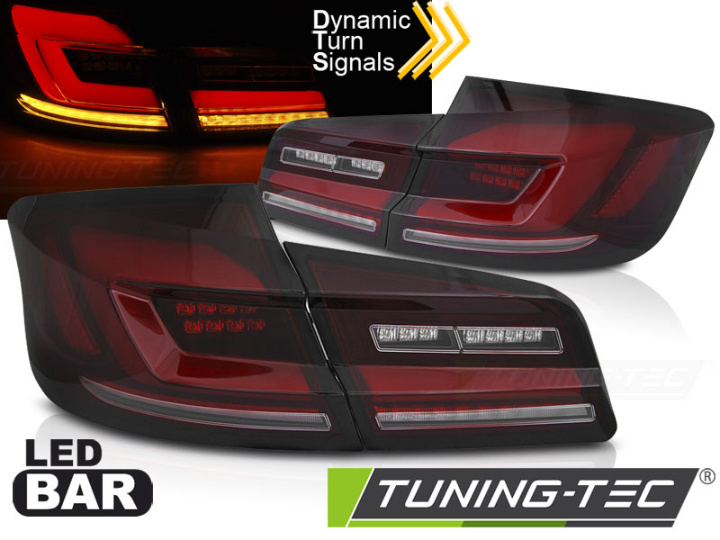 Achterlichten BMW F10 10-16 sedan LED SMOKE ROOD