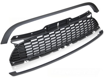 Grill MINI COOPER R56/57/55 10-14 JCW MAT ZWART