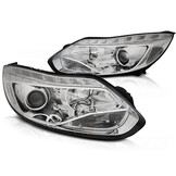 Koplampen FORD FOCUS MK3 11- 10.14 LED CHROOM