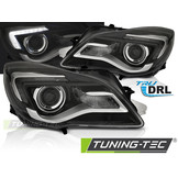 Koplampen OPEL INSIGNIA 13-17 DRL LED ZWART