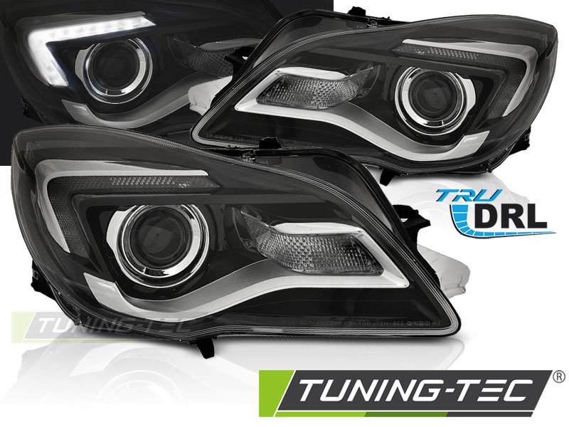 Koplampen OPEL INSIGNIA 13-17 DRL LED ZWART
