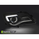 Koplampen OPEL INSIGNIA 13-17 DRL LED ZWART
