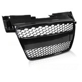 Grill voor AUDI TT 06-14 coupe/roadster SPORT GLANZEND ZWART