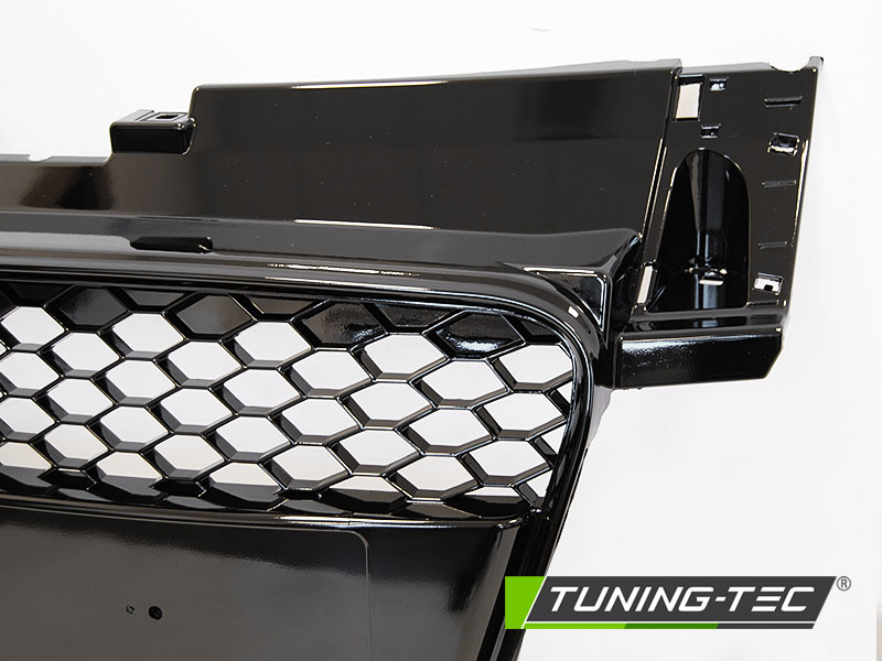 Grill voor AUDI TT 06-14 coupe/roadster SPORT GLANZEND ZWART